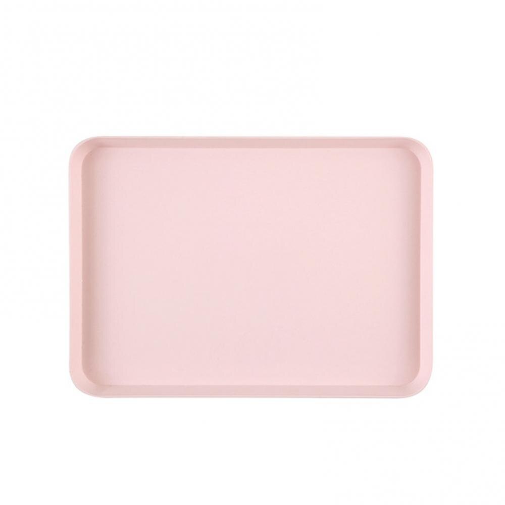 Bandeja Rectangular de plástico para almacenamiento de fruta, suministros de cocina, sencillo, nórdico