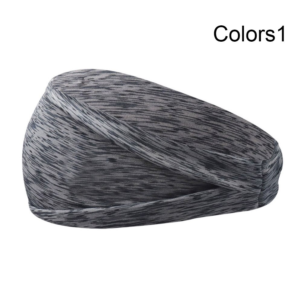 Absorberende Zweet Haarbanden Elastische Sport Haarbanden Head Band Yoga Hoofdbanden Hoofddeksels Headwrap Sport Haaraccessoires: --Colors1