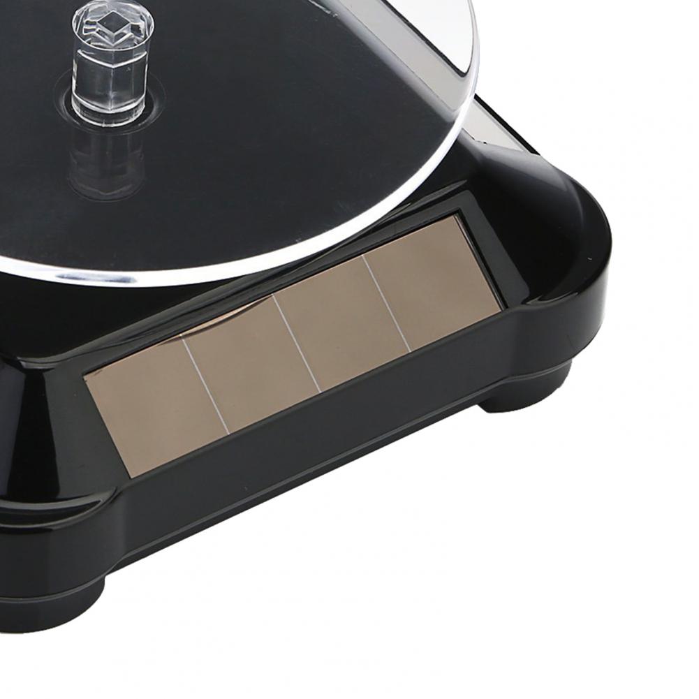 Solar Powered Electric Rotation Display Stand Turntable Video Shooting Platform Live Dynamic Rotating Shooting Table Props