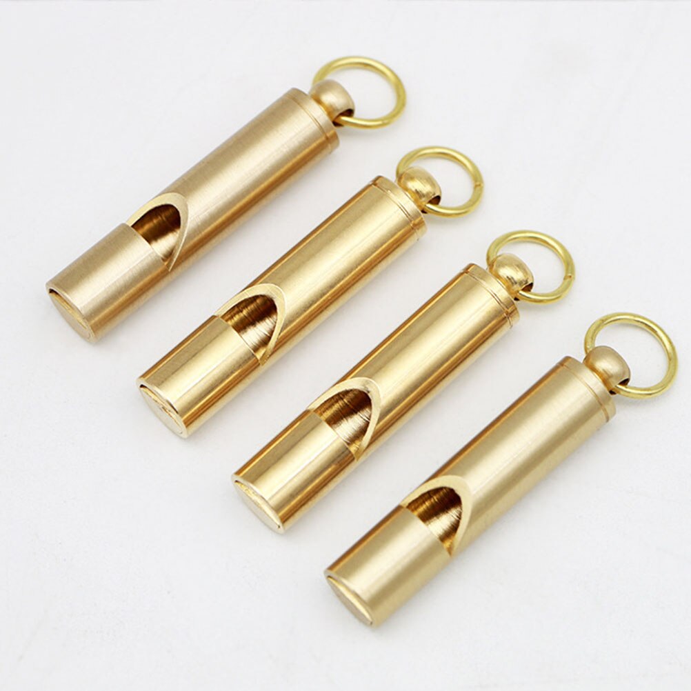 3Pcs Referee Whistle Copper Whistle First Aid Whistle Outdoor Using Whistle