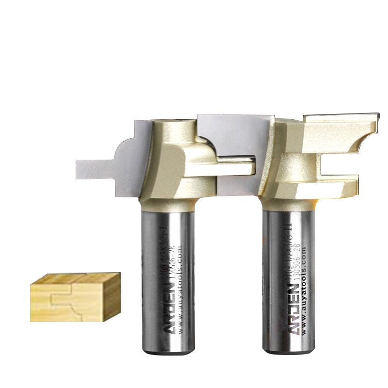 2 stuks/set messing en groef bits arden frees  - 1/2*3/8- i ,1/2*3/8- ii  -1/2 " schacht-arden  a1709058 & 68