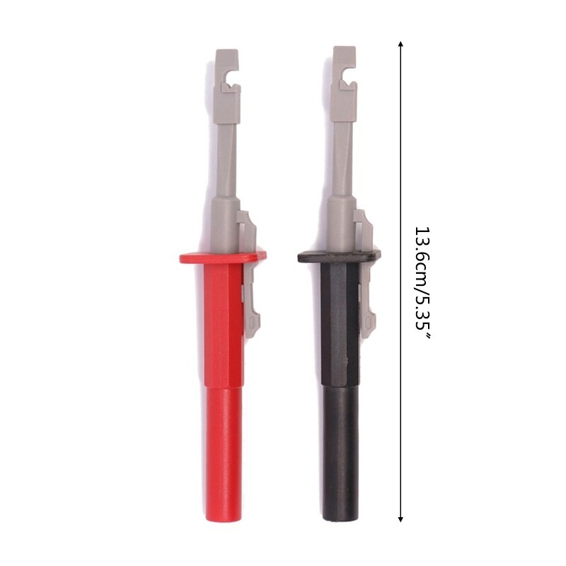 D55F 2 Stuks Elektronische Draad Piercing Sonde Clip Isolatie Piercing Test Clip Auto Repareren Multimeter Testen Tool