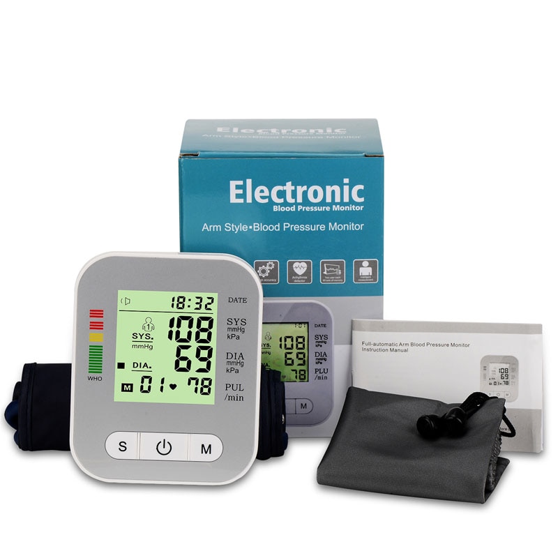Gezondheidszorg Bp Bloeddrukmeter Machine Bovenarm Bloeddrukmeter Bloeddrukmeter Tonometer Voor Maatregel Tensiometro