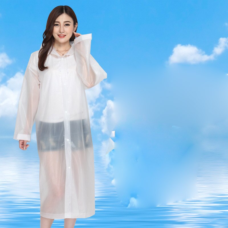 Imperm?�able ?� capuche Transparent Eva pour adulte, �?? Grandado