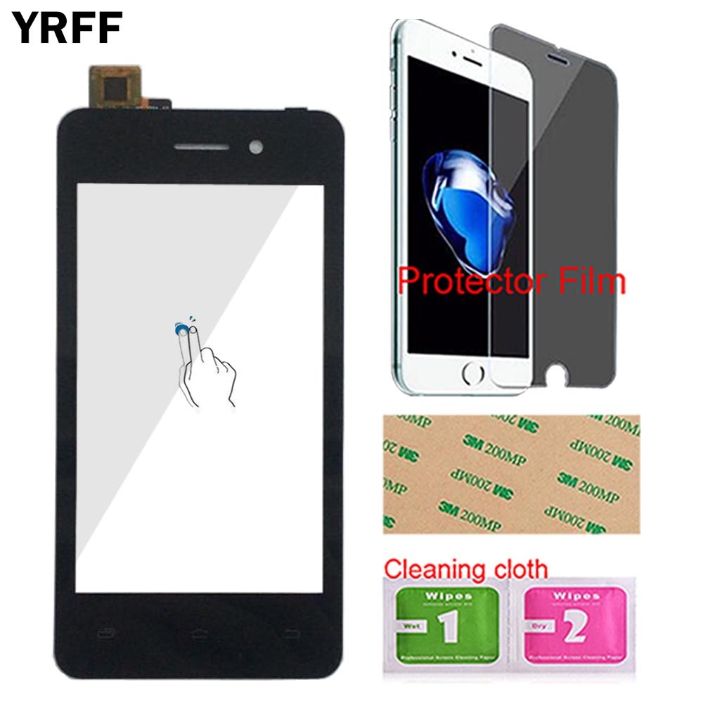 4.0'' Touch Screen For Micromax Bolt Q301 Touch Screen Front Glass For Micromax Q301 Digitizer Panel Sensor Tools Protector Film