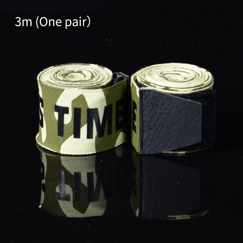 1 par boxning hand wraps bandage knytnäve innerhandskar muay thai par 3m/5m: Grön