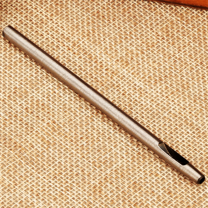 Perforadora de cuero para manualidades, herramientas de perforación de bricolaje, papel de acero, costura de billetera de cuero, perforadora de cinturón, cortador hueco 1/1.5/2/2.5/3/4/5mm: 2.5mm