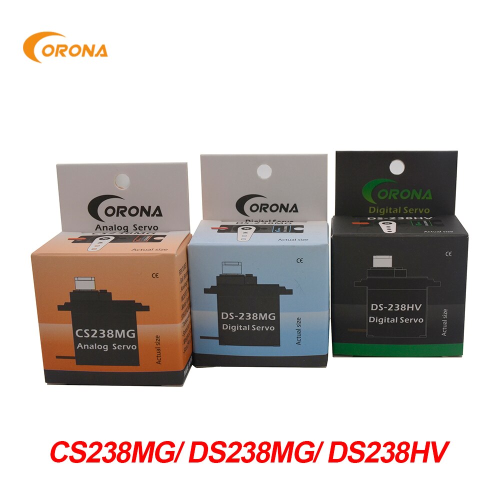 Corona CS238MG/DS238MG/DS238HV Metal Gear Servo 4.6Kg/0.13 Sec/22G