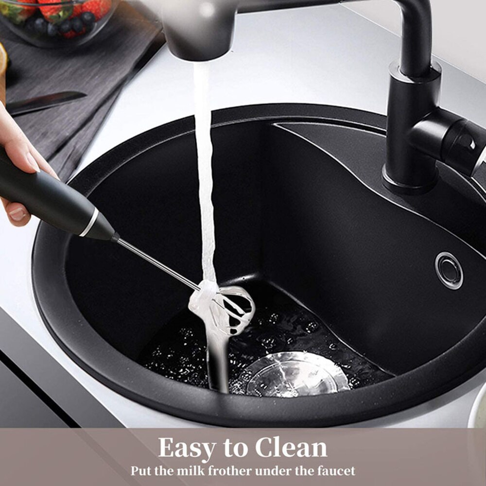 Diy Elektrische Koffie Melk Drinken Frother Automatische Handheld Foamer Mixer Eiklopper Garde Roerder Koffie Accessoires