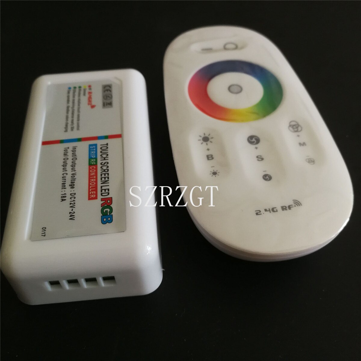 Touch Screen LED RGB/RGBW Controller 2.4G Draadloze DC12-24V Touch RF Afstandsbediening Voor RGB/RGBW LED strip