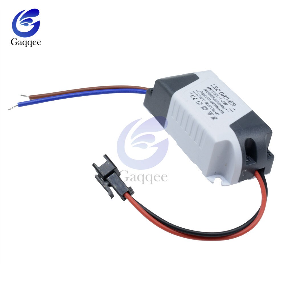 3X1W 3*1W Elektronische Led Strip Driver Transformer Eenvoudige Ac Driver Adapter 85V-265V dc 3V-14V 300mA Led Voeding 1W-3W