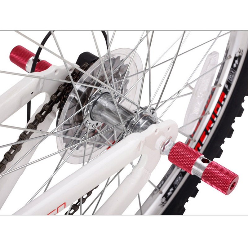 Pedal antideslizante de aluminio para bicicleta, 2 uds./lote, apoyos delanteros y traseros, palanca cilíndrica, accesorios para bicicletas