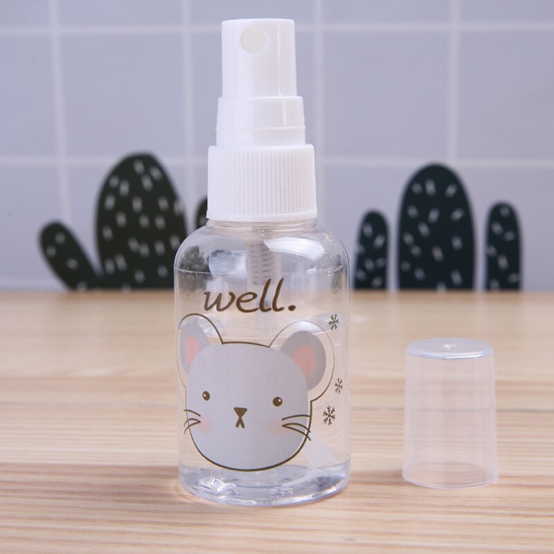 1Pcs Transparant Lege Spray Flessen 30Ml/40Ml/50Ml/100Ml Plastic Mini Navulbare container Lege Cosmetische Containers Sub-Fles