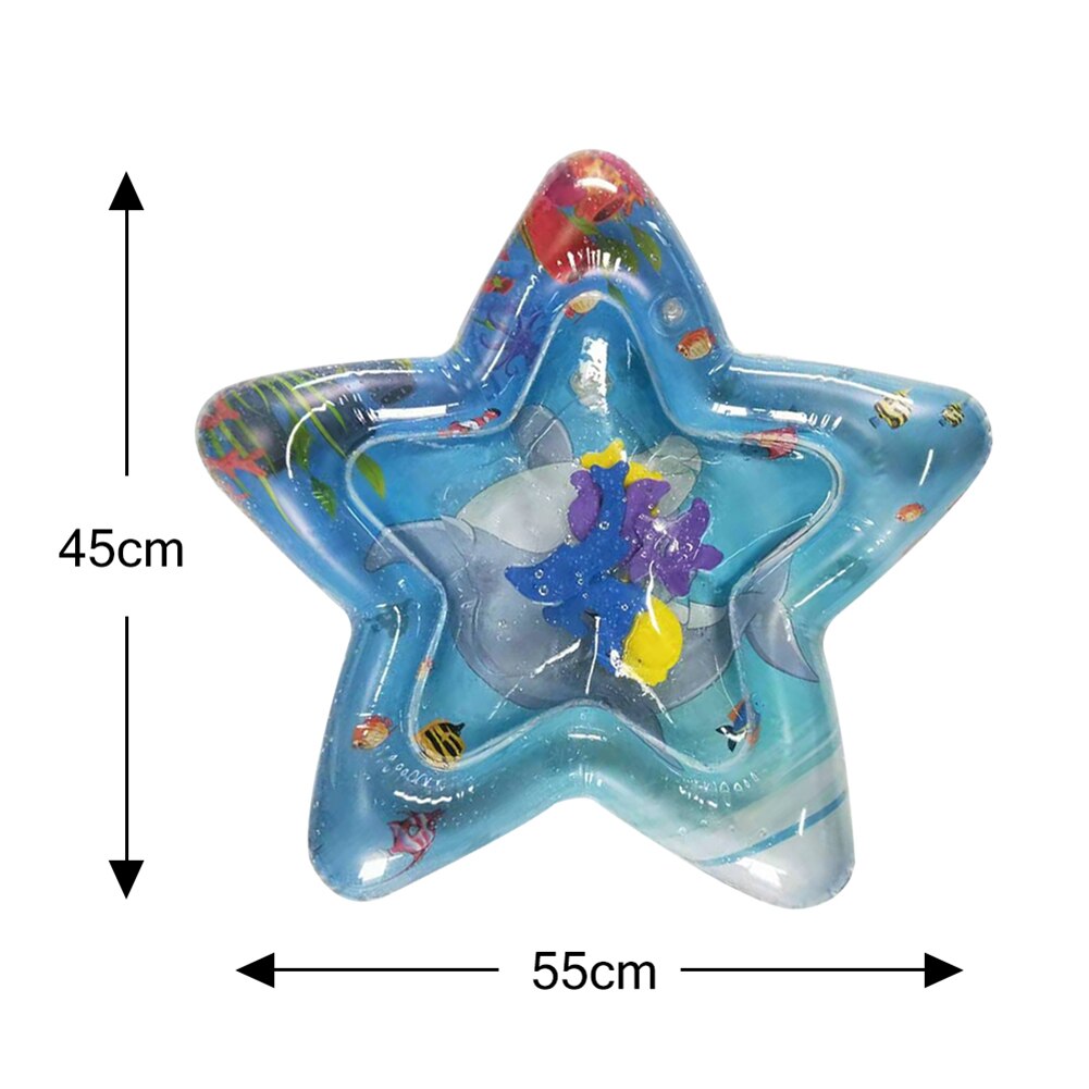 Dual Use Toy Baby Inflatable Patted Pad Baby Water Pad Inflation Mat Outdoor Party Play Splash Pat Cushion