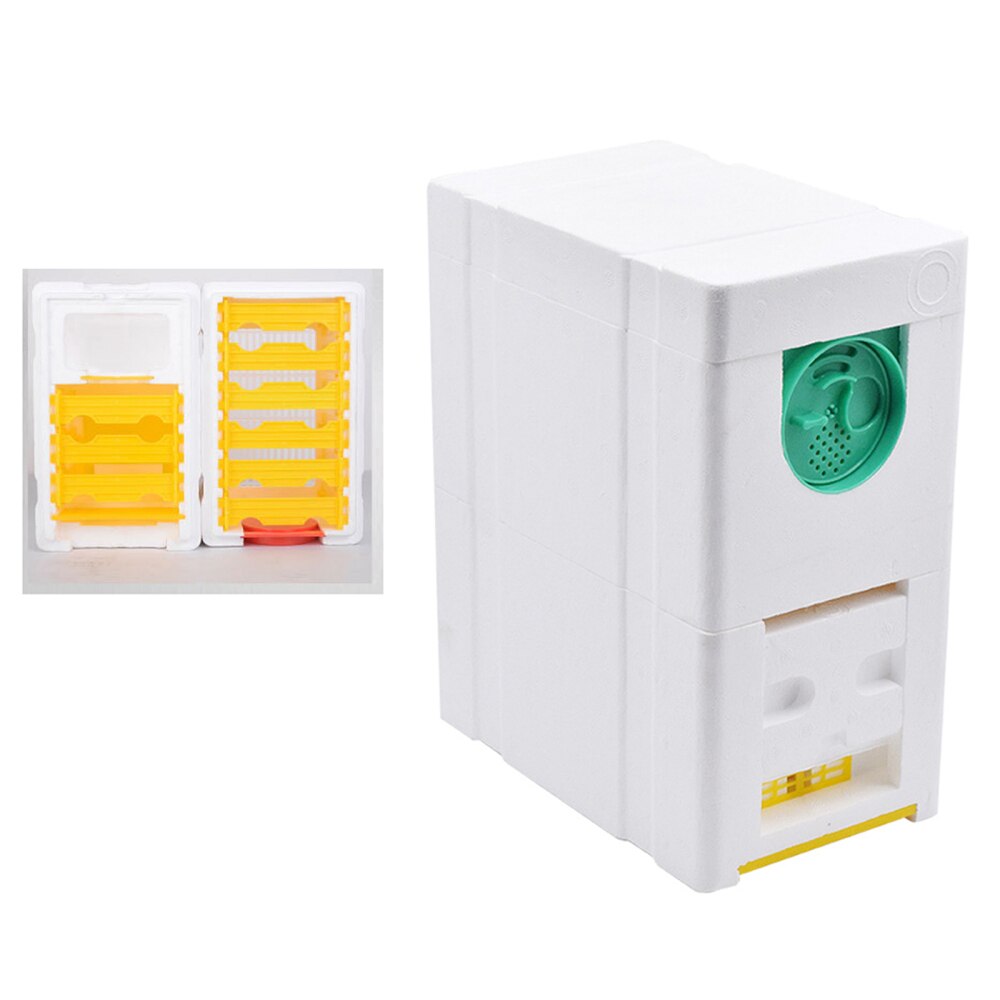 Harvest Bee Hive Box Beekeeping Tool 1set Perfect EPS For Garden Pollination Single Layer Foam Beehive Nest Beehive