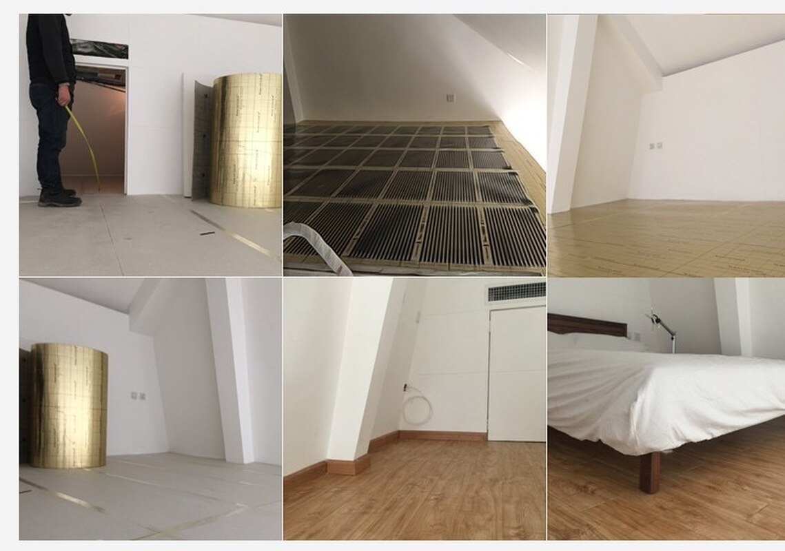 Alle Größen 220V 50cm Breite Gesunde Boden Heizung Infrarot Fußbodenheizung Kohlenstoff Film Heizung Elektrische Boden Erwärmung matt 220W