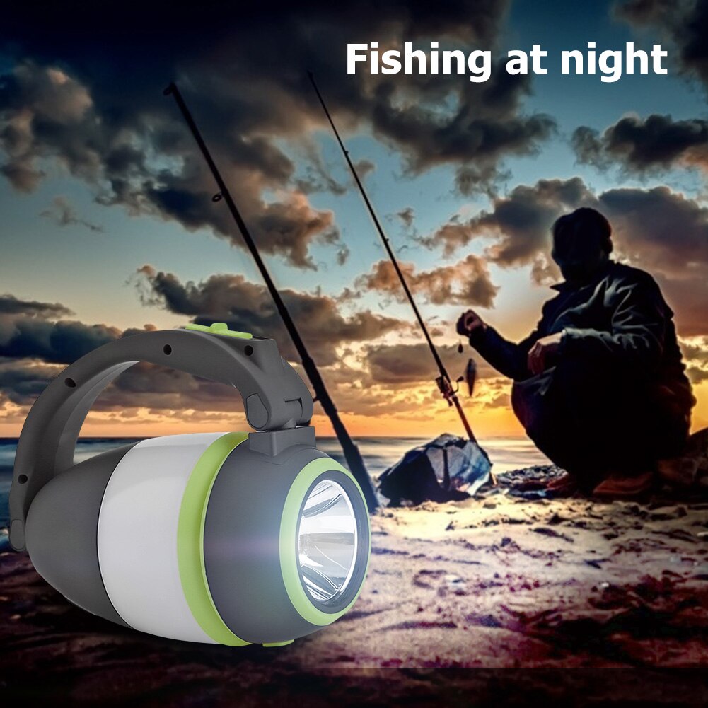 Emergency Light Portable LED Camping Lantern USB Rechargeable Flashlight Lantern for Hurricane Emergency, Hiking, Fishing