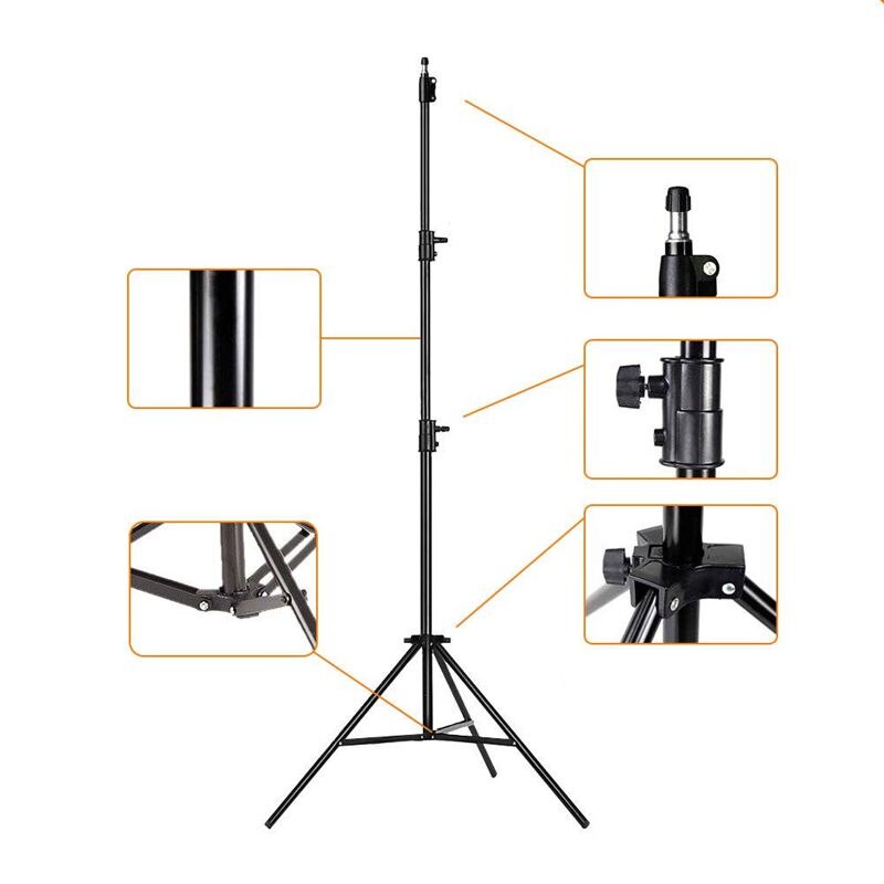 50 70 160 200CM Photography Tripod Light Stands Photo Studio Relfectors Softboxes Lights Backgrounds Video Lighting Studio Kits