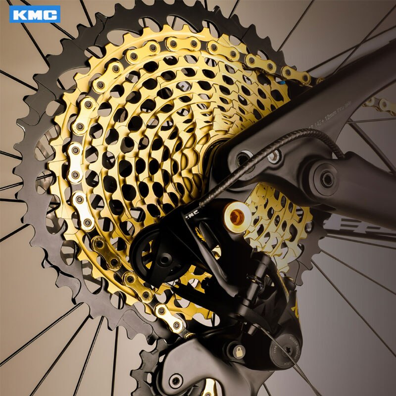 KMC 12 Speed Bicycle Chain X12 L MTB Road Bike X Bridge Trekking Commuting Cycle W/ Original MissingLinks Connectors