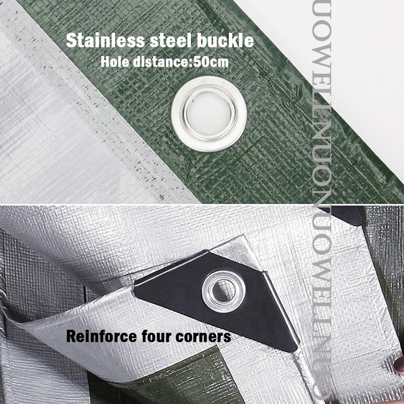 0.32mm plandeki PE wodoodporna roślina ogrodowa schronisko płótno łódź samochód ciężarówka Canopys deszczoodporna tkanina Outdoor Cargo Pile Tarp Cover