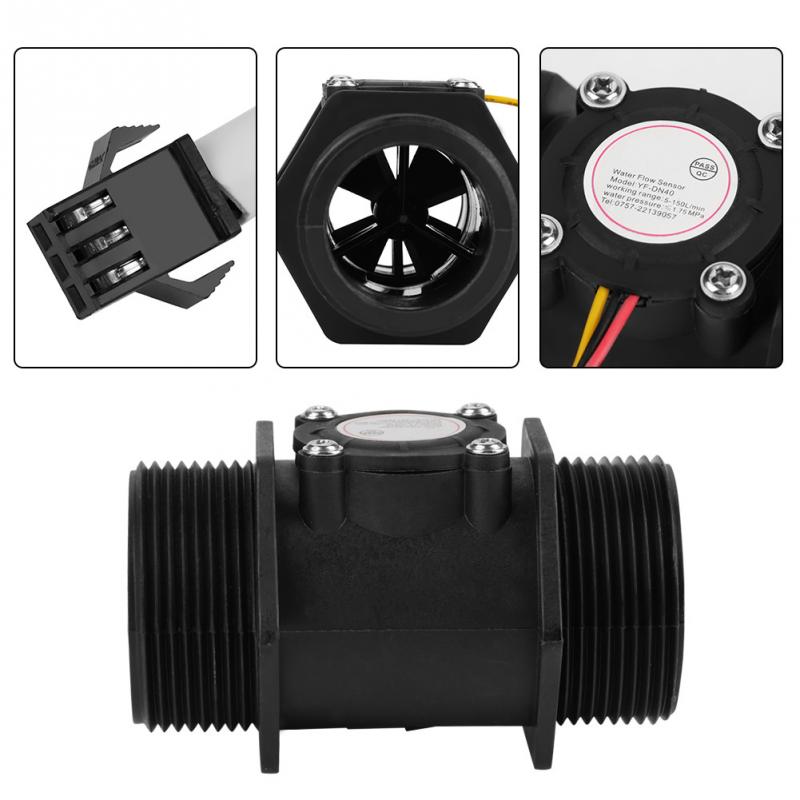 Dn40 g1.5 "flowmåler vandflow hall sensor switch meter til vandvarmer flow switch