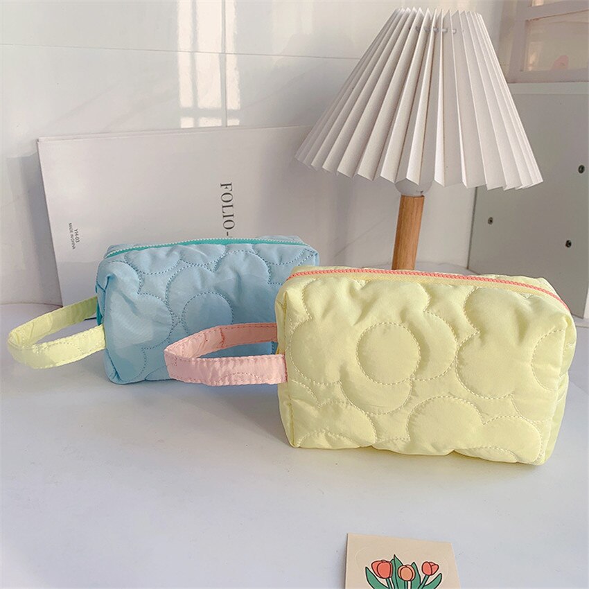 eins Neue Koreanische Stepp Kosmetik Taschen Frauen Große Kapazität Baumwolle machen-hoch Lagerung Tasche Schönheit fallen Für Mädchen
