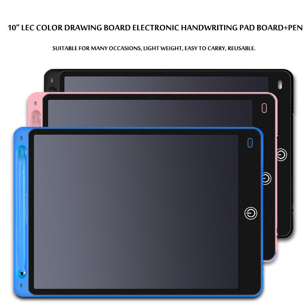 10Inch Learning Drawing Board LCD Screen Writing Tablet Digital Graphic Drawing Tablets Electronic Handwriting Pad Board+Pen