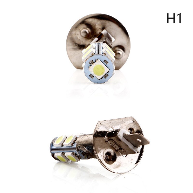 2x H3 H1 LED Lamp - 6000K Wit - 9SMD 5050 - Vervanging Mistlamp & DRL