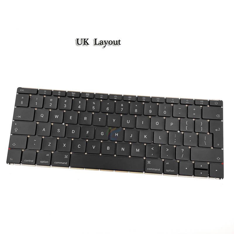 A1534 Russisch/Duits/Spanje/Frankrijk/Korea/Italië/Uk/Us Keyboard Voor Macbook 12 Inch Laptop A1534 Toetsenbord Jaar