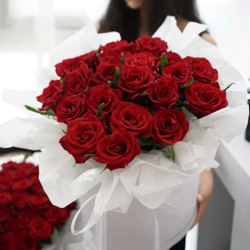 10 Uds. De papel para envolver flores de 50x66cm, ramo de flores, papel para manualidades DIY, suministros de embalaje de para de boda, cumpleaños, Baby Shower