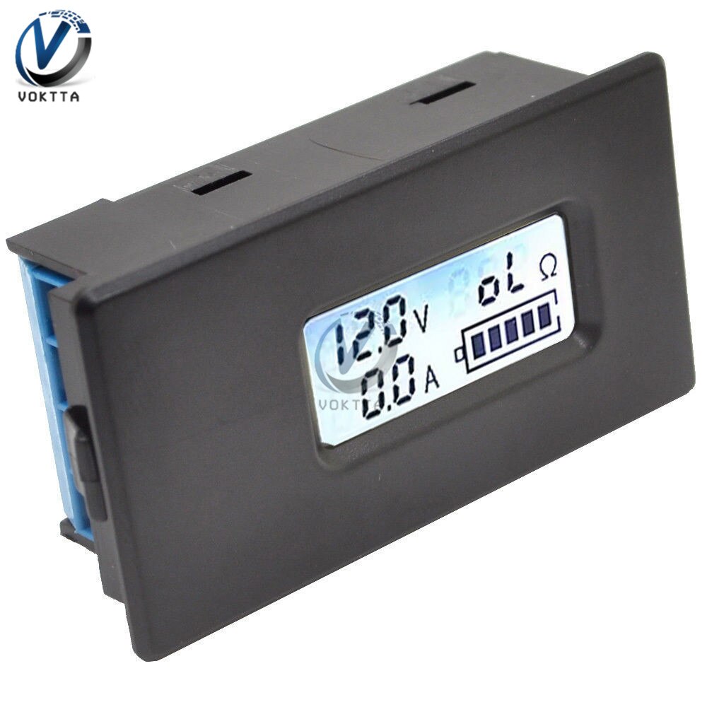 18650 litiumbatterikapacitet indikator tester lcd digital skærm  zb2 l 3 batteri tester ledet strømforsyning test amperemeter voltmeter: Med skal