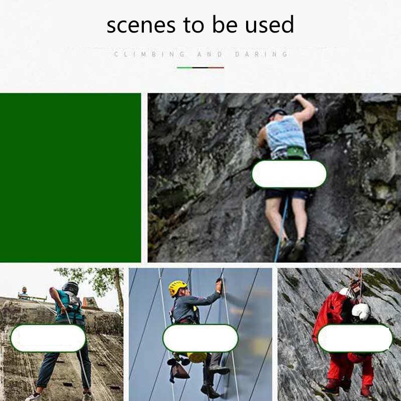 -Tree Climbing Gear Adjustable Thickness Climbing Harness Half Body Harnesses for Fire Rescuing Caving Rock Climbing