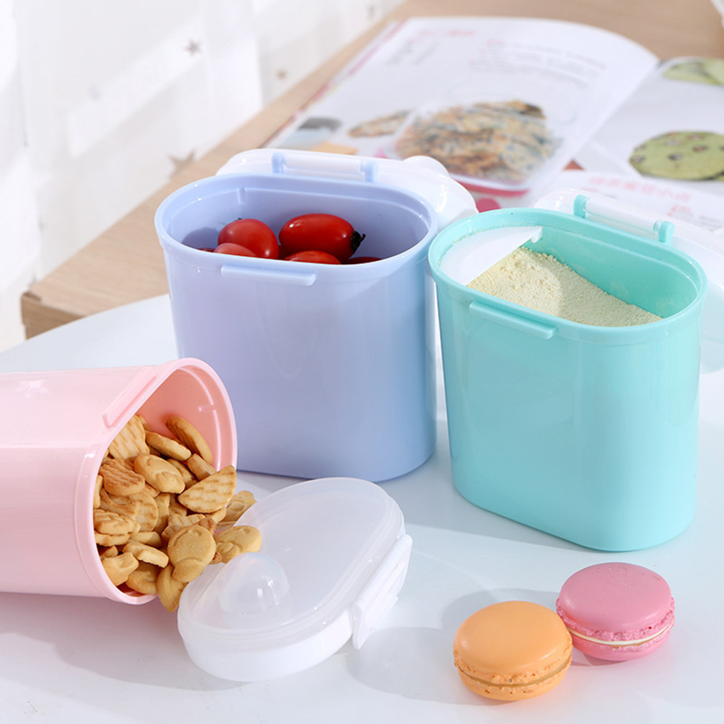 Mærke baby mælkepulver beholder modermælkserstatning dispenser bærbar stabelbar snacks opbevaringsboks