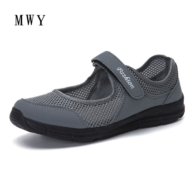 Zapatos casuales transpirables mwy para mujer, zapatos planos de suela suave para mujer, zapatos de verano de malla transpirable, zapatillas de tenis femeninas