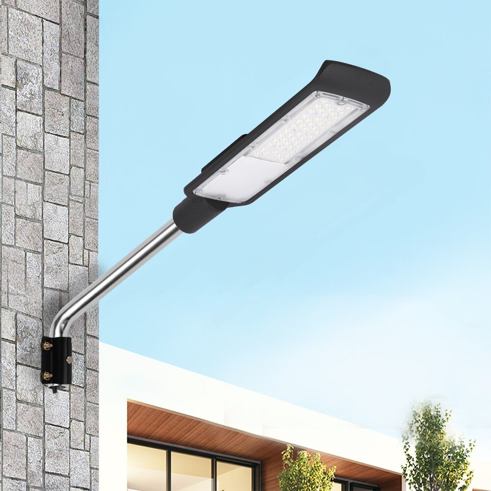 30w/50w led vej gadelys vandtæt  ac85-265v spotlight udendørs belysning til gadeguirlander industriel have firkantet lampe