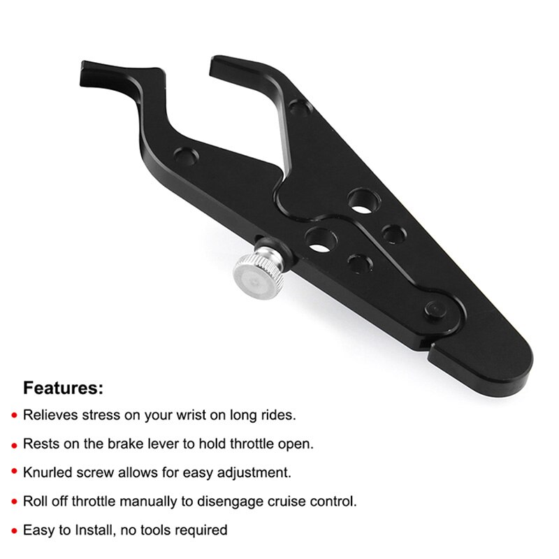 Universal Motorcycle Cruise Control CNC Throttle Lock Assist Accessories