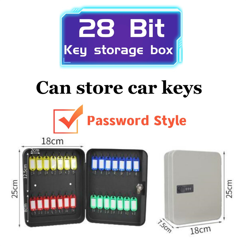 28 Bit Dedicated Key Storage Box Family Spare Key ... – Grandado