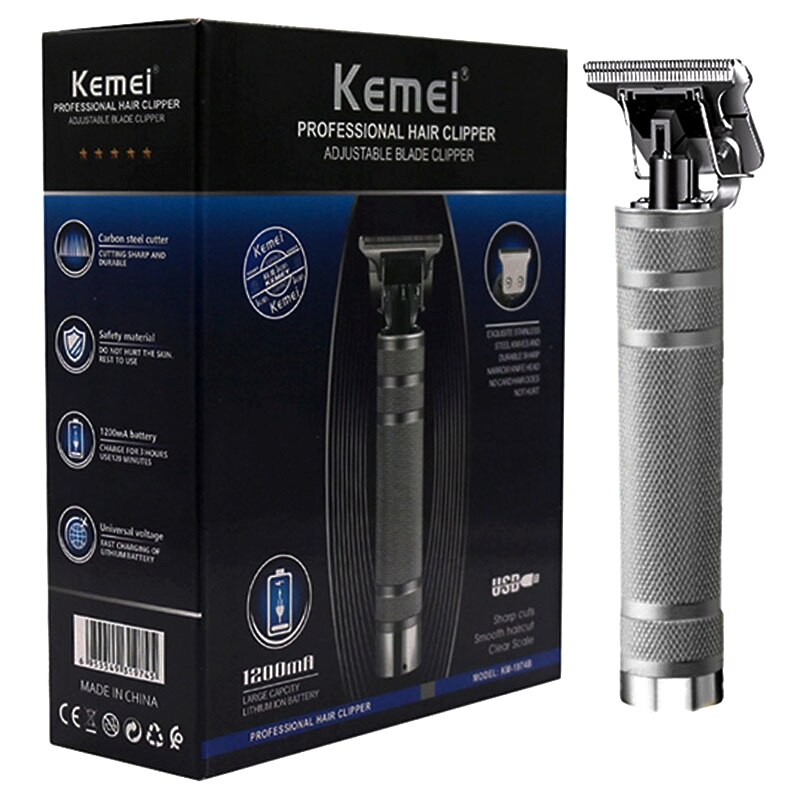 Originele Professionele Metalen Behuizing Afwerking Rand Haar Trimmer Mannen Elektrische Kapsel Baard Clipper Haar Snijder Machine