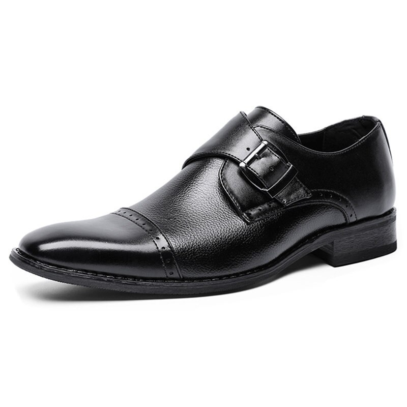 Mænds business kjole spidse sko luksus mænd blødt læder brogues herre komfortable oxford sko