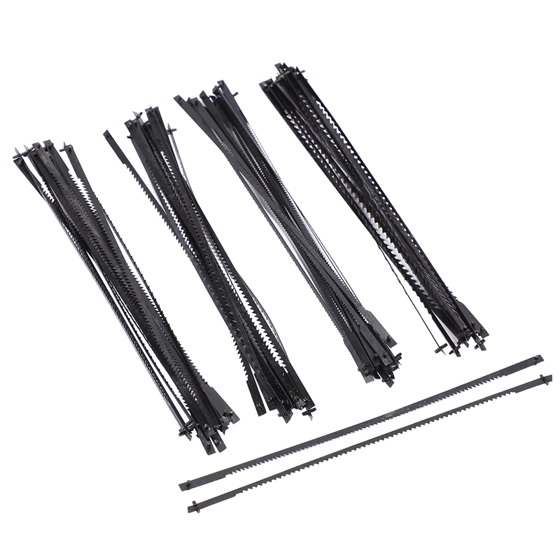 12-Piece Pinned Scroll Saw Blades Set – 5-Inch Blades For Woodworking & DIY Projects