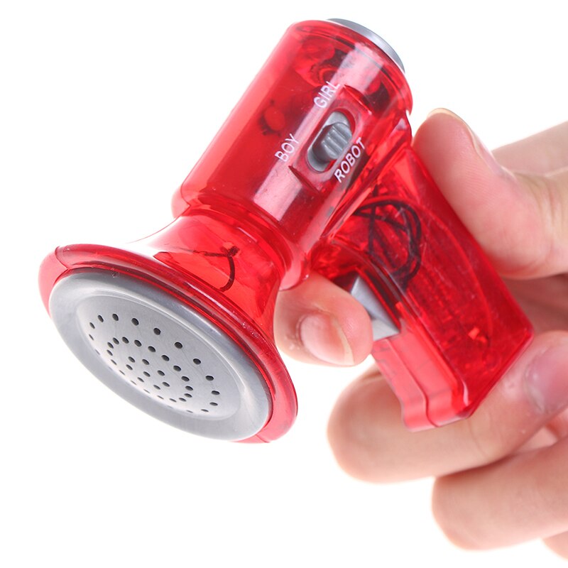 Mini changeur de voix mégaphone enfants enfants jouet trois Types voix en plastique poche mégaphone goutte