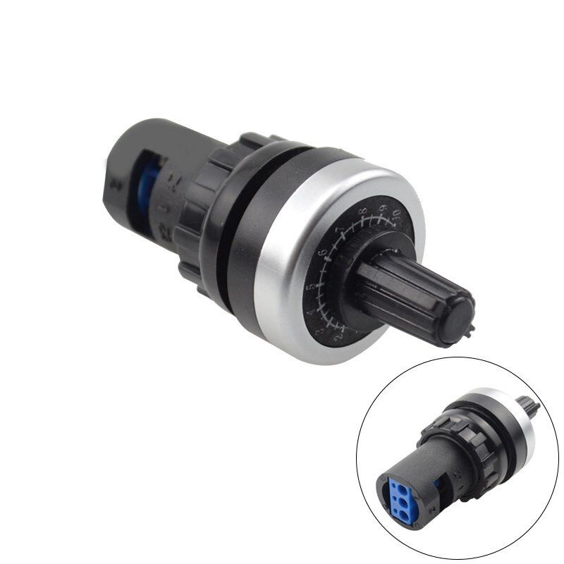 Potter med 22mm diameter roterende potentiometer konverter regulator 1k 2k 5k 10k