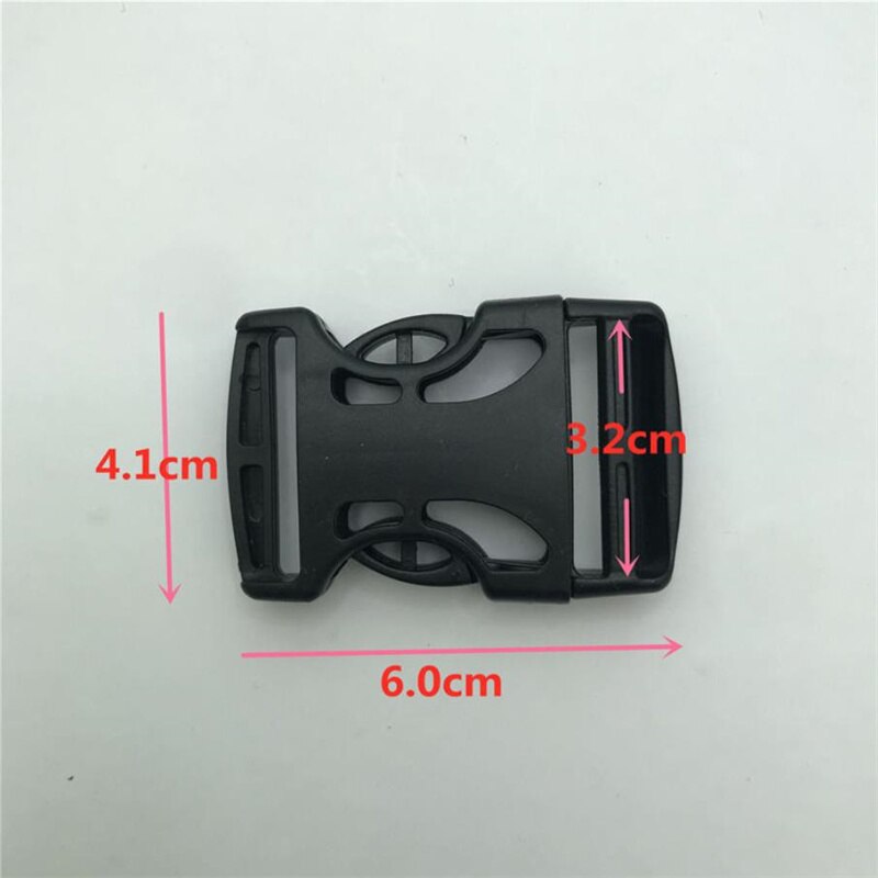 6pcs/lot Backpack Hasps &amp; Locks Plastic Hasps Travel Backpack Straps Accessories Student Bag Suspender Strap Buckle E12015