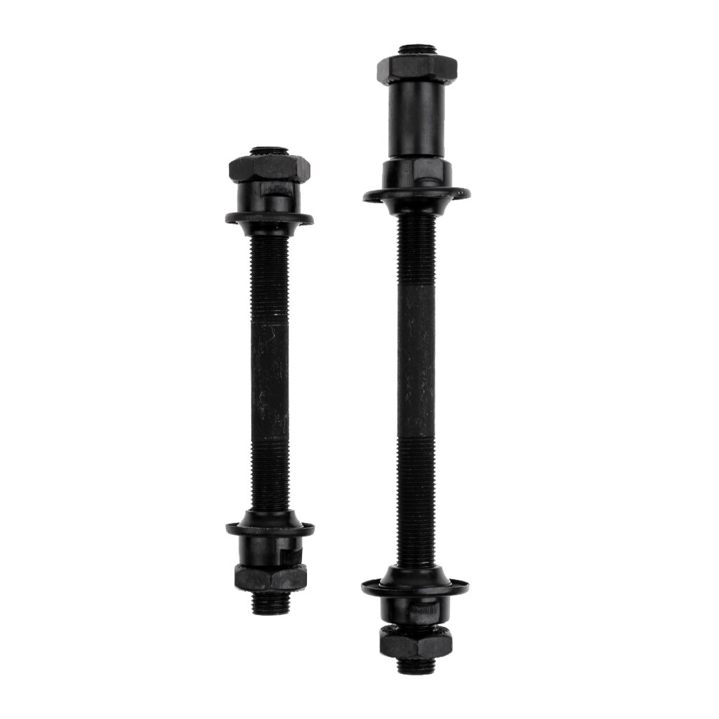 2 stk bagerste cykel spindel aksel cyklus forhjul aksel hult nav quick release