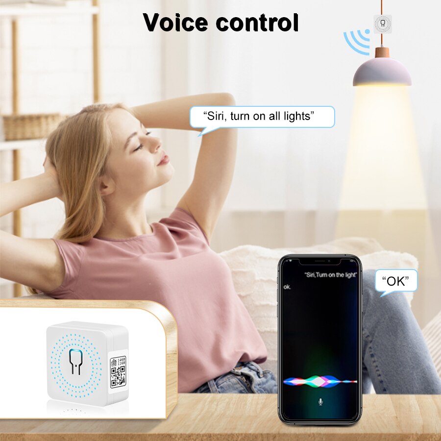 Homekit Smart Switch Wifi Module Alexa Alice Google Assistant DIY Interruptor Smart Home For IOS Android Wireless Light Switch
