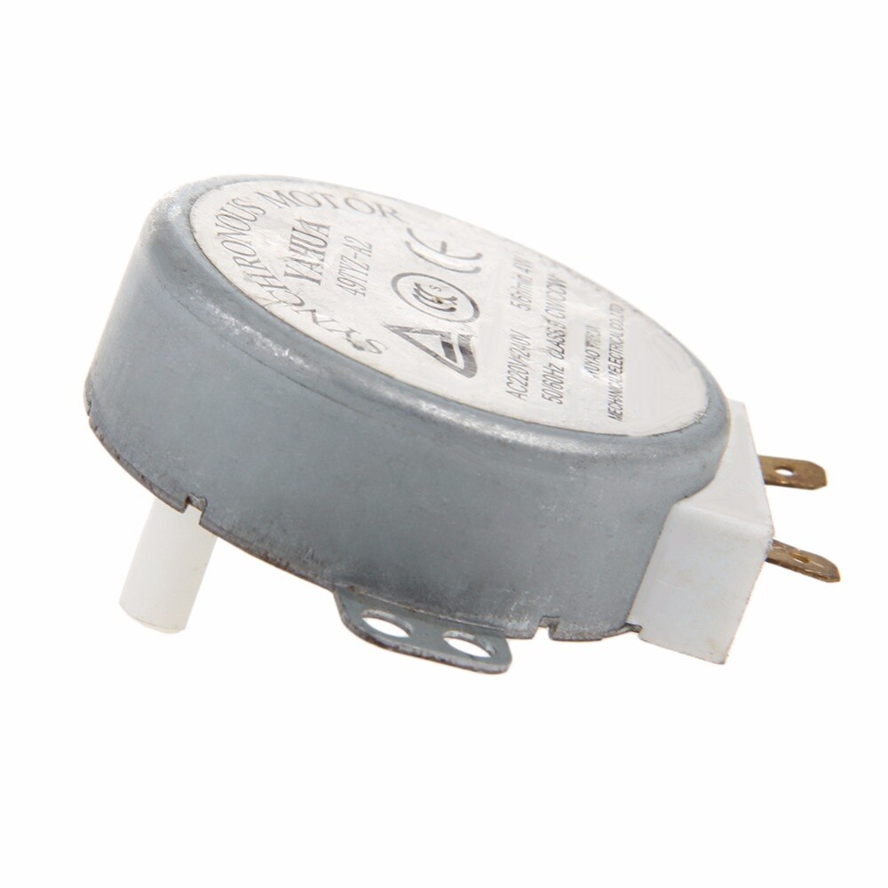 1Pc x silnik mikrofalowy CW/CCW 4 W 5/6 RPM AC 220-240V stół obrotowy synchroniczny 49TYZ-A2