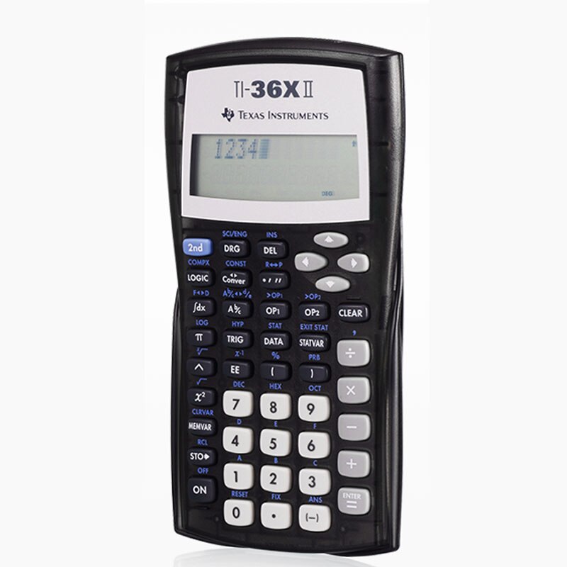 Texas instrumenter ti -36x ii student science function calculator calculus calculator to lines display