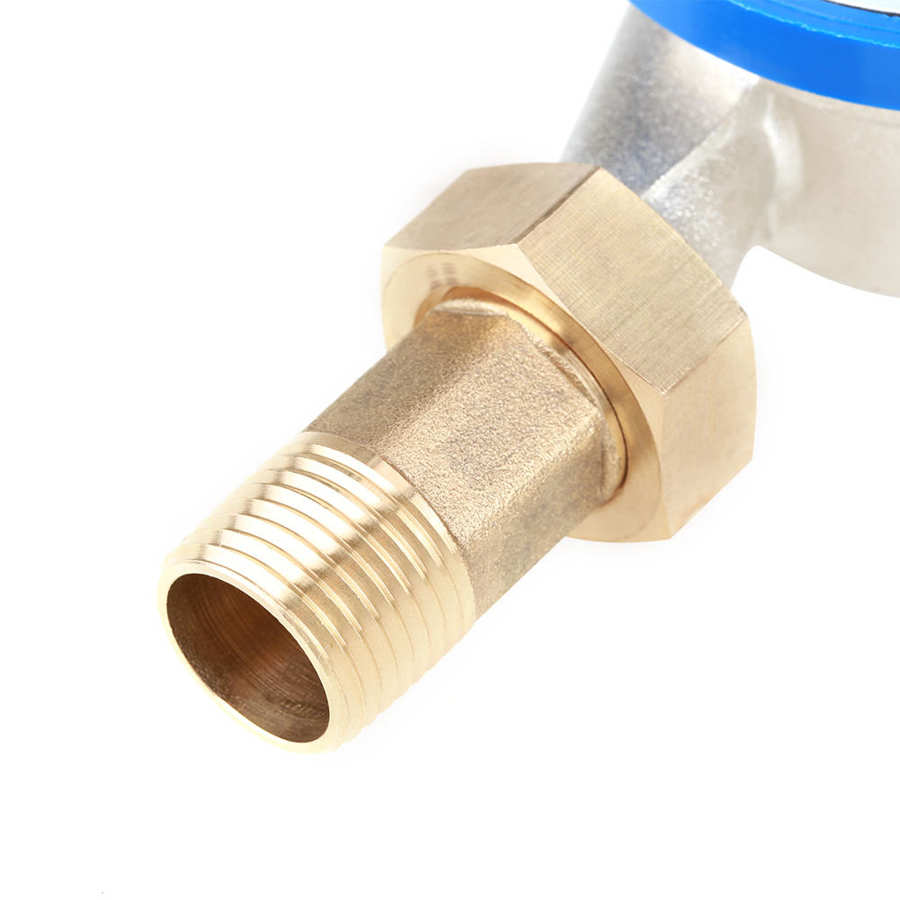 15mm 1/2&quot; Garden Dry Cold Water Meter Home Plastic Single Water Flow Dry Table Set Water Meter