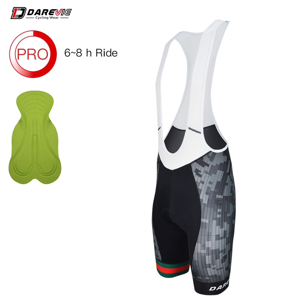 Darevie pro bib shorts road mtb cykel bib shorts stötsäkra aero high speed bib shorts 7 cm benband 6 timmars ridning