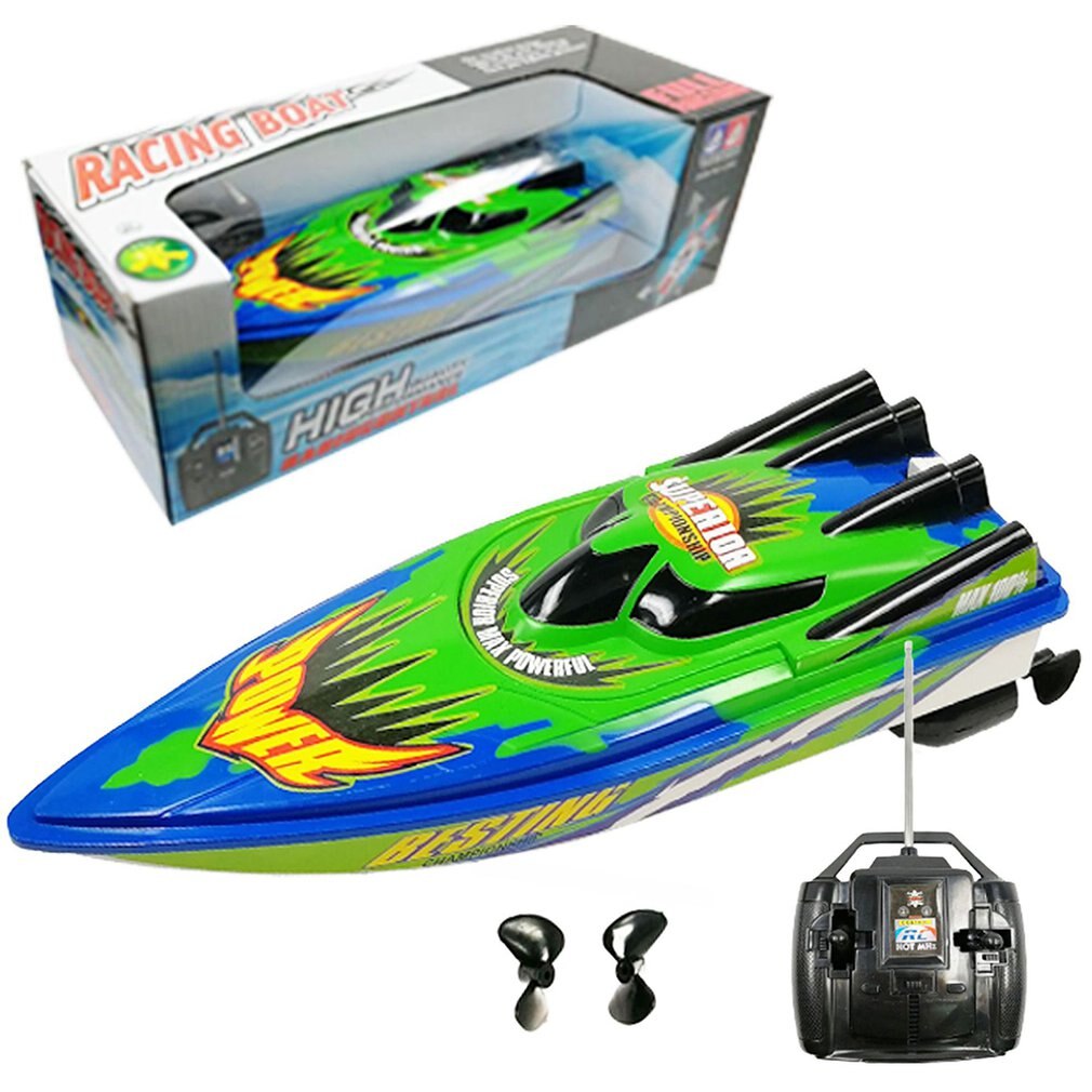 Hoge Snelheid Rc Boot 2.4Ghz 4 Kanaals 25 Km/h Radio Afstandsbediening Rc Racing Boot Elektrische Speelgoed Rc Speelgoed voor Childern Beste: Default Title